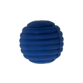 Silikon Rillenperle Ø15mm 'mittelblau' 136 auf Lager