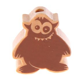 Motivperle Monsterchen 'braun' 1057 auf Lager