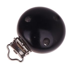 Holzclip / Schnullerclip Ø35mm 'schwarz' 281 auf Lager