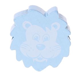 Lion motif bead 'baby blue' 61 in stock 