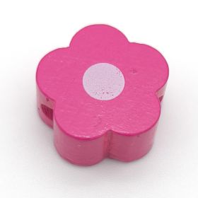 Motivperle Mini-Blume 'dunkelpink' 693 auf Lager
