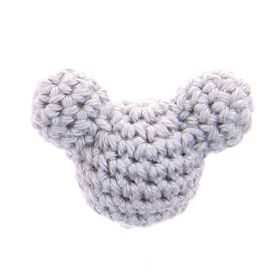 Crochet mouse 'light gray' 198 in stock 