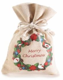 Cotton gift bag Christmas 'Merry Christmas' 0 in stock 