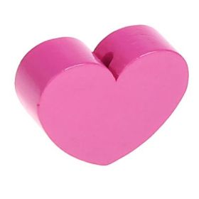 Motivperle Formperle Herz groß 'pink' 790 auf Lager