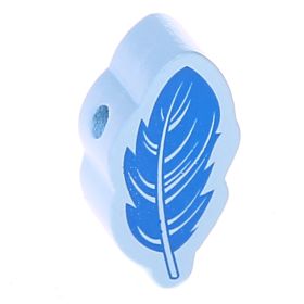 Motif bead feather 'baby blue' 314 in stock 