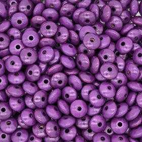 Wooden lenses 14mm - 50 pieces 'purple' 51 in stock 