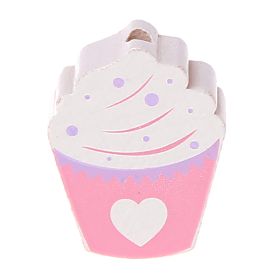 Motivperle Cupcake 'rosa' 446 auf Lager