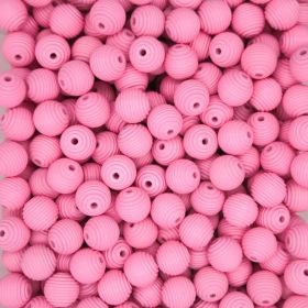 Rillenperlen 18mm • 10 Stück 'babyrosa' 64 auf Lager