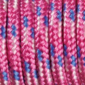 Paracord-Kordel Ø 2mm • 1 Meter 'pink-weiß-blau' 151 auf Lager