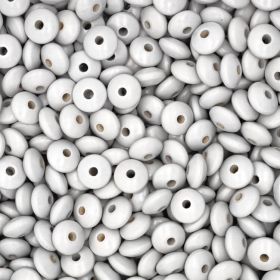 Wooden lenses 14mm - 50 pieces 'white' 29 in stock 