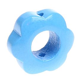 Motivperle Lochblume 'skyblau' 1406 auf Lager