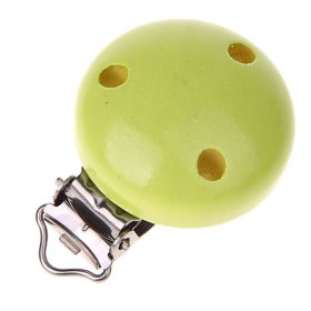 Holzclip / Schnullerclip Ø35mm 'lemon' 1777 auf Lager