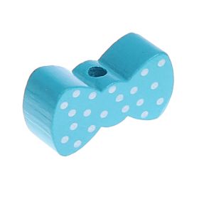Bow motif bead 'light turquoise' 529 in stock 