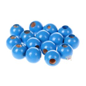 Safety beads 12mm - 25 pieces 'medium blue' 226 in stock 