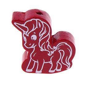 Unicorn II motif bead 'bordeaux' 410 in stock 