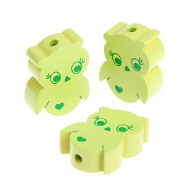 Motif bead owl sale 10 pieces 'lemon' 237 in stock 