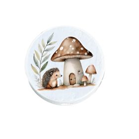 Motivperle Igel / Pilz 'weiß' 49 auf Lager