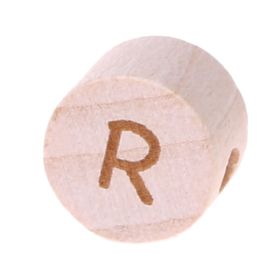 Letter beads disk laser engraving Ø 11 mm 'R' 147 in stock 