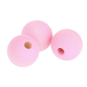 Watercolors Holzperlen 12mm • 25 Stück 'rose' 170 auf Lager