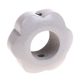 Motivperle Lochblume 'hellgrau' 724 auf Lager