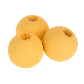 Watercolors wooden beads 10mm - 50 pieces 'yellow' 119 in stock 