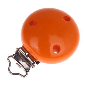 Holzclip / Schnullerclip Ø35mm 'mandarin' 506 auf Lager