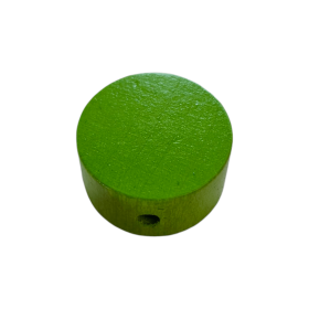 Blank disk 20 mm without print 'yellow-green' 1593 in stock 
