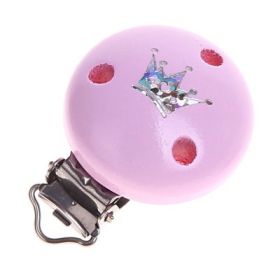 Motivclip Glitzerkrone 'rosa' 910 auf Lager