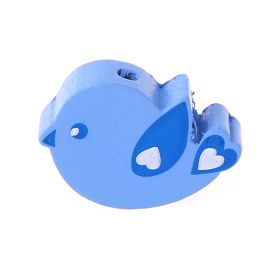 Motivperle Vogel 'blau' 12 auf Lager