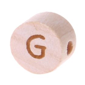 Letter beads disk laser engraving Ø 11 mm 'G' 507 in stock 
