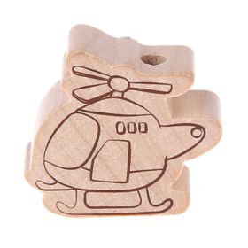 Helicopter motif bead 'nature' 736 in stock 