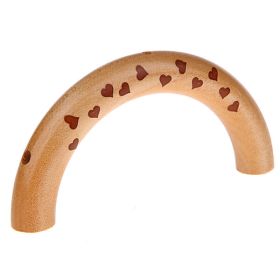 Half ring hearts 'nature' 395 in stock 