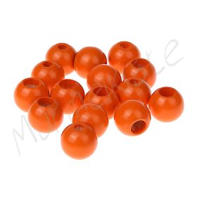 Safety beads 12mm - 25 pieces 'mandarin' 214 in stock 