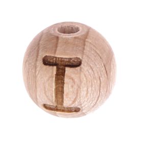 Buchstabenperlen 12mm mit Lasergravur - vertikal gebohrt 'I' 443 auf Lager