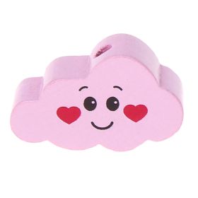 Motivperle Wolke Gesicht  'rosa' 25 auf Lager