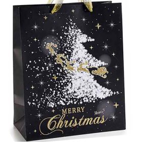 Weihnachtstüte Glitzer - mittelgroß 'Weihnachtsbaum' 6 auf Lager