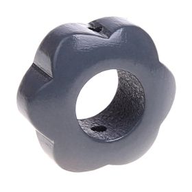 Motivperle Lochblume 'grau' 1244 auf Lager