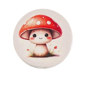 Motivperle Waldpilz 'roh' 32 auf Lager