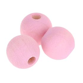 Watercolors wooden beads 10mm - 50 pieces 'rose' 127 in stock 