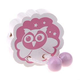 Motif bead thread figure owl 'baby pink' 40 in stock 