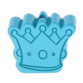Crown II motif bead 'light turquoise' 249 in stock 