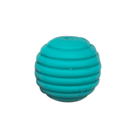 Silikon Rillenperle Ø15mm 'helltürkis' 117 auf Lager