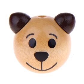 Motivperle 3D Bärchen III 'natur-braun' 378 auf Lager