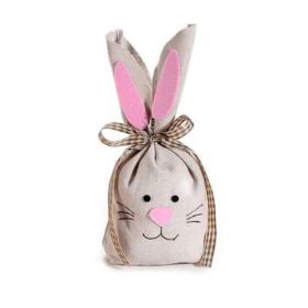 Geschenkbeutel Osterhase 'grau' 62 auf Lager