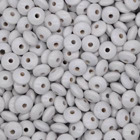 Wooden lenses 14mm - 50 pieces 'light gray' 29 in stock 