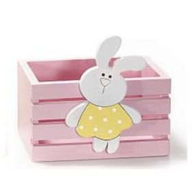 Osterkörbchen Hase 'rosa' 45 auf Lager