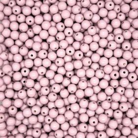 Pastel colored wooden beads 10mm - 50 pieces 'pastel violet' 0 in stock 