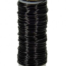Kupferdraht Ø 0,5mm • 25 Meter 'schwarz' 0 auf Lager