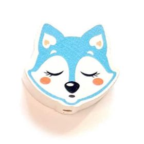 Motivperle schlafender Fuchs 'babyblau' 43 auf Lager