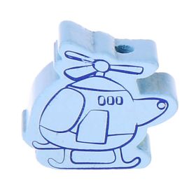 Helicopter motif bead 'baby blue' 403 in stock 